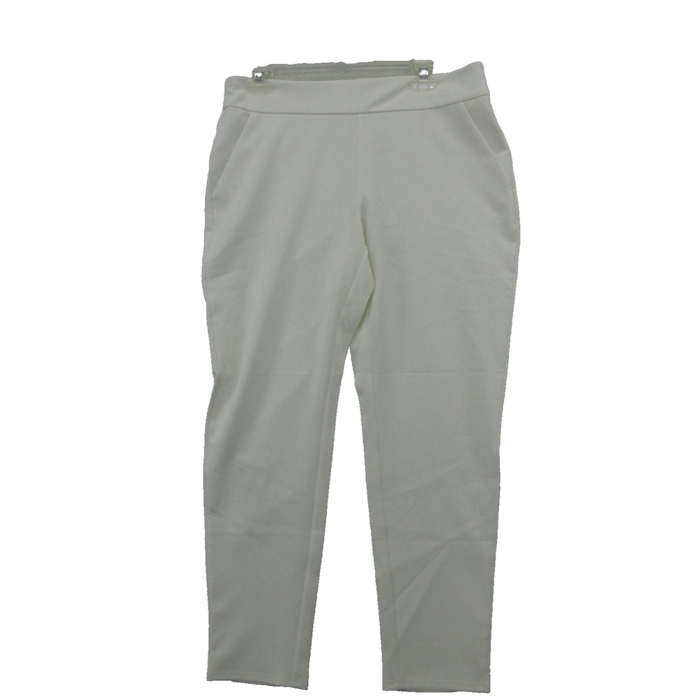 Tommy Bahama Pants Womens 8 White Coastal City Ankle  UPF 30 Stretch New